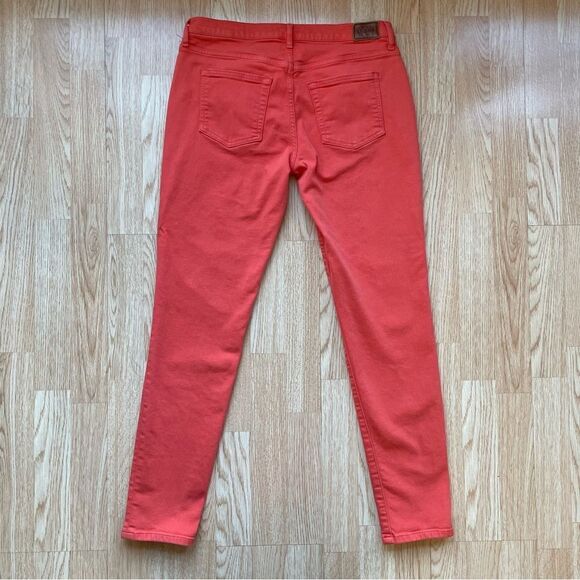 Fossil Coral Pink Red Skinny Jeans - Size: 30 - Picture 9 of 9